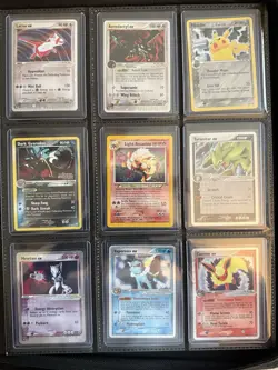 Pokemon Card Binder Collection Lot Vintage EX Holo WOTC Delta Species Cards - Image 1