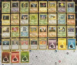 Pokemon TCG Shadowless Base Set Lot of 35 WotC Vintage 1999 Pokemon Cards - Image 1