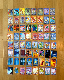 64 Vintage Pokemon Topps Advanced Cards Lot Holo Foil LP/NM/Mint - Image 1