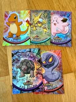 64 Vintage Pokemon Topps Advanced Cards Lot Holo Foil LP/NM/Mint - Image 3