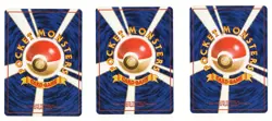 LOT OF THREE (3) VINTAGE JAPANESE POKEMON CARDS HOLO CHARIZARD, MEW, DRAGONITE - Image 3