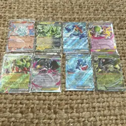 8 x Pokemon TCG EX Bundle Job Lot Full Art Shiny Cards - Image 1