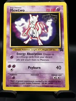Mewtwo Dragonite Entei Movie Promo WOTC Black Star Lot Pokemon Cards Vintage - Image 2