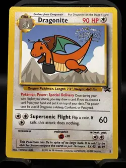 Mewtwo Dragonite Entei Movie Promo WOTC Black Star Lot Pokemon Cards Vintage - Image 4