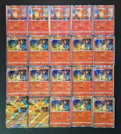 2025 Chinese Pokemon TCG Charizard V Holo Rare Cards Bundle Lot*20 #plo JL89 - Image 1