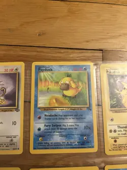 Lot of 9 Pokemon Cards From 1999 - Preowned Vintage Cards - Image 4