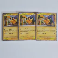 Pokemon TCG Pokemon GO Pikachu Promo Lot 3 Cards 006/015 English 2022 - Image 1
