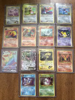 Japanese Pokemon Card Lot 14 Holo Cards NM - Image 1