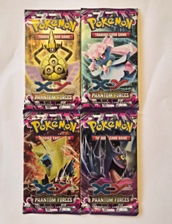 Pokemon TCG XY Phantom Forces Booster Packs Lot 4 (10 Cards Each) English - Image 1
