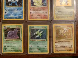 Lot of 6 vintage Pokemon cards-poliwrath, ninetails, scyther, muk, Magneton - Image 3