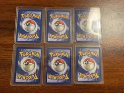 Lot of 6 vintage Pokemon cards-poliwrath, ninetails, scyther, muk, Magneton - Image 4
