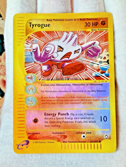 2002 Pokemon Aquapolis Reverse Holo E Reader Cards Lot - Tyrogue Drowzee Porygon - Image 2