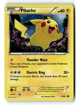Pokemon Card Pikachu (Collector Chest) Holo LP XY Promos XY89 - Image 1
