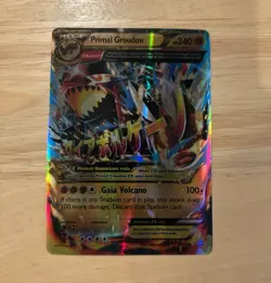 Pokemon TCG Primal Groudon-EX 97/160 XY Primal Clash Full Art Holo UR EN - Image 1