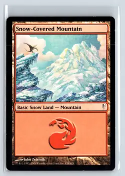 (3X) SnowCovered Mountain Coldsnap Common - MTG Magic the Gathering Card - Image 3