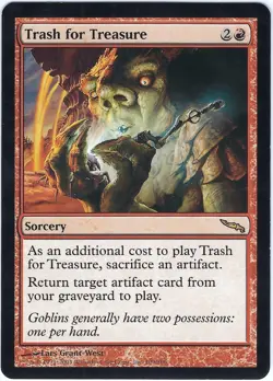 Trash for Treasure Mirrodin Rare - MTG Magic the Gathering Card - Image 1