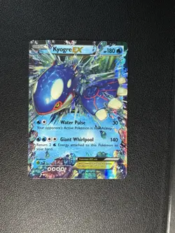 Pokemon EX Kyogre Card 54/160 Primal Clash Ultra Rare Holo NM - Image 1