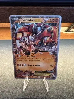 Groudon EX - 85/160 - Pokemon Primal Clash XY Ultra Rare Card LP - Image 1