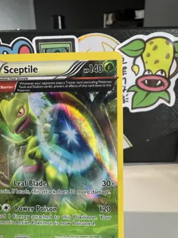 Pokemon TCG Sceptile Primal Clash Card 8/160 Rare Holo NM Condition - Image 3