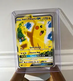 Ash's Pikachu GX 005/026 Holo Promo Cards GX 170HP English Pokemon TCG 2017 - Image 1