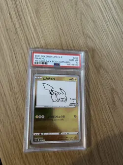 Pokemon Pikachu TCG Yu Nagaba Promo Card 208/S-P PSA10 - Image 1