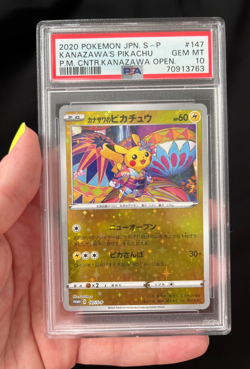 Kanazawa's Pikachu #147/S-P Holo (Japanese Promo) | Pokemon Center Open - PSA 10 - Image 3