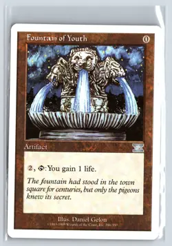 (2X) Fountain of Youth Sixth Edition Uncommon - MTG Magic the Gathering Card - Image 1