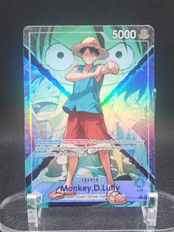 Bandai One Piece Card Game Monkey D. Luffy Leader OP-06 OP16-022 Holo ENG 5000 - Image 1