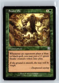 (2X) Snake Pit - Mercadian Masques - MTG Magic the Gathering Card - Image 1