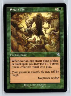 (2X) Snake Pit - Mercadian Masques - MTG Magic the Gathering Card - Image 3