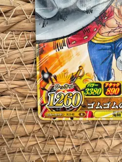 One Piece 2011 Bandai Berry Match Monkey D. Luffy IC2-02 Japan Vintage Rare Card - Image 4