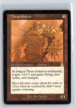 (7X) Thran Golem Urza's Destiny Rare - MTG Magic the Gathering Card - Image 1