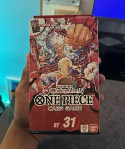 Bandai ONE PIECE Card Game ST-31 Monkey D. Luffy Starter Deck 50 + OP-16 Pack - Image 1