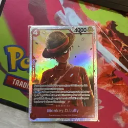 Monkey D Luffy OP12-015 English SR Legacy Master One Piece Card Game - Image 1