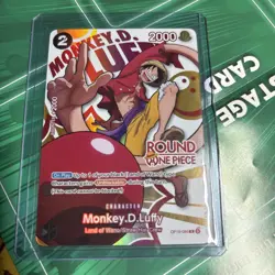 Monkey D. Luffy OP16-095 Round1 One Piece Promo English Card NM - Image 1