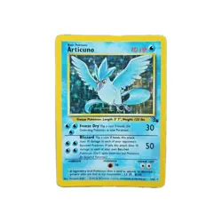 Pokemon TCG Articuno 2/62 Fossil Holographic Rare Card LP Unlimited - Image 1