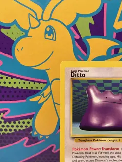 Pokemon TCG Ditto Fossil, Unlimited Rare, Non-Holo Card 18/62 - Image 2