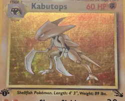 Pokemon TCG Kabutops Holo Rare 1st Edition Fossil, 9/62, Vintage WOTC TAG 8.5 - Image 4