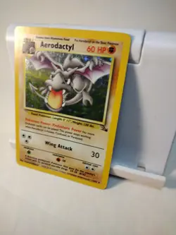 Pokemon TCG Aerodactyl Fossil Holo Rare Card 1/62 Nm - Image 2