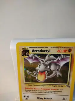 Pokemon TCG Aerodactyl Fossil Holo Rare Card 1/62 Nm - Image 3