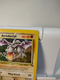 Pokemon TCG Aerodactyl Fossil Holo Rare Card 1/62 Nm - Image 4