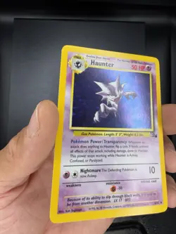 Haunter 6/62 Holo Rare Fossil WOTC 1999 Unlimited English Pokemon Card HP 50 - Image 3