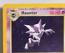 Haunter 6/62 Fossil Holo Rare 1999 Vintage WOTC Unlimited Pokemon TCG Card LP+ - Image 2