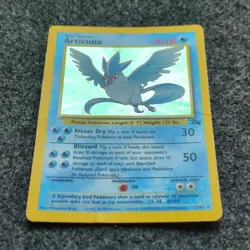 Wizards of the Coast Pokemon TCG Fossil Articuno 2/62 Holo Rare Unlimited 1999 - Image 2