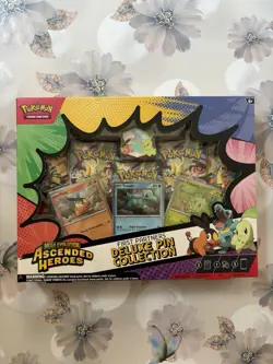 Pokemon TCG Ascended Heroes First Partners Deluxe Pin Collection - In Hand - Image 1