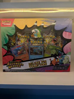 Pokemon TCG Ascended Heroes First Partners Deluxe Pin Collection Factory Sealed - Image 1