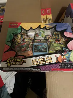 Pokemon TCG | Ascended Heroes | First Partners Deluxe Pin Collection | Sealed - Image 1