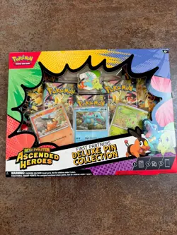 Pokemon TCG | Ascended Heroes | First Partners Deluxe Pin Collection | Sealed - Image 1