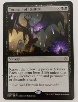 MTG Torment of Hailfire Hour of Devastation 077/169 Magic the Gathering HOU Rare - Image 1