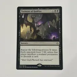 1x Torment of Hailfire - Hour of Devastation Rare MTG LP - Image 1